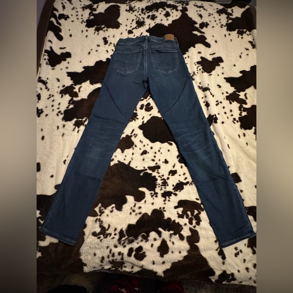 American Eagle Women's Dark Blue Skinny Jeans - Picture 2 of 5